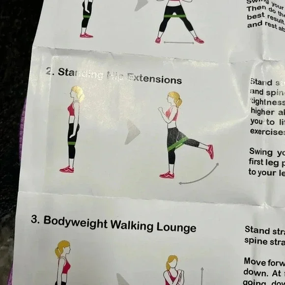 NEW Booty Bands with Carry bag Fit Lady Resistance Set of 3 Bands NWT NEW - Picture 11 of 11